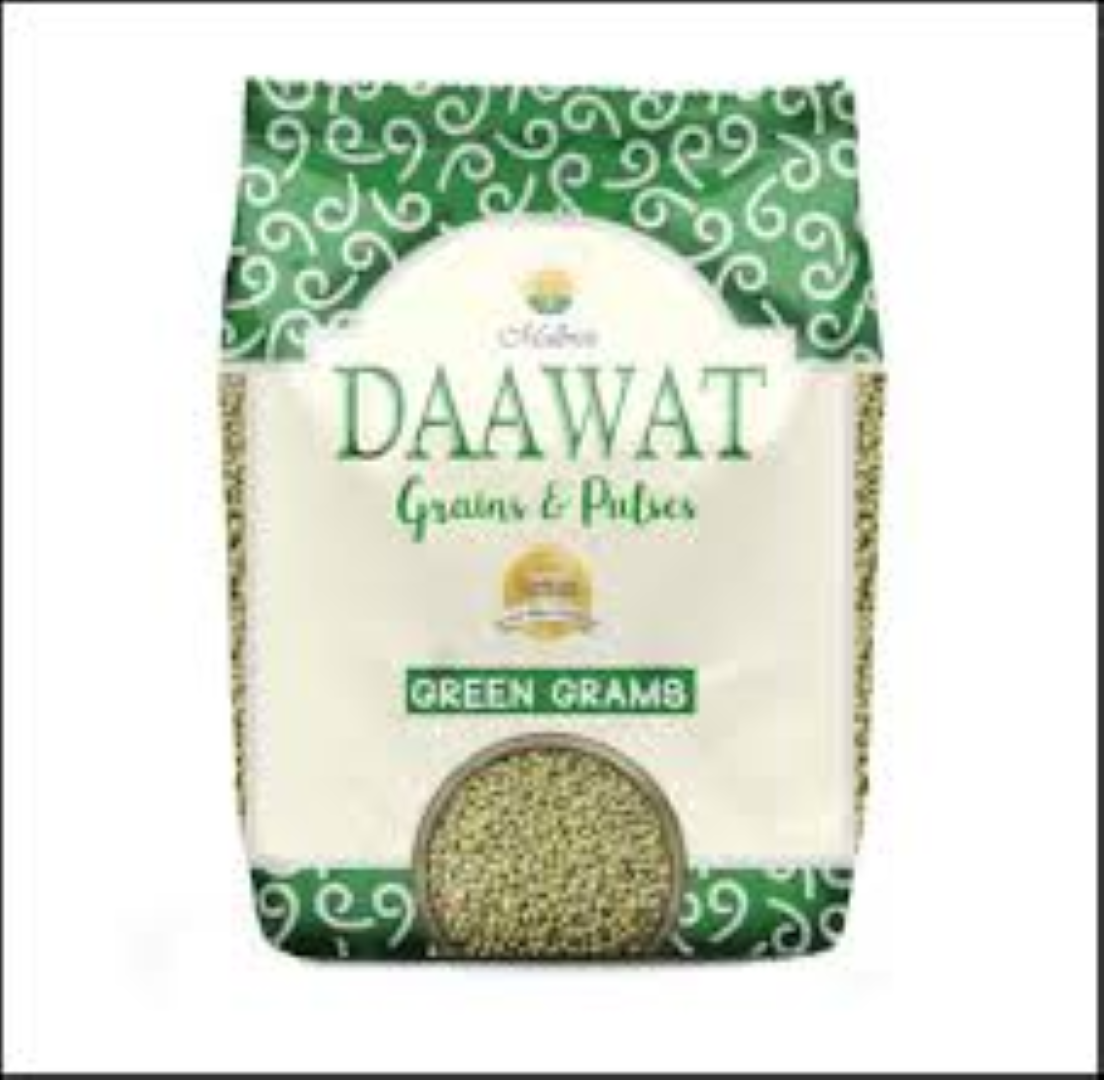 DAAWAT GREEN GRAMS 1KG